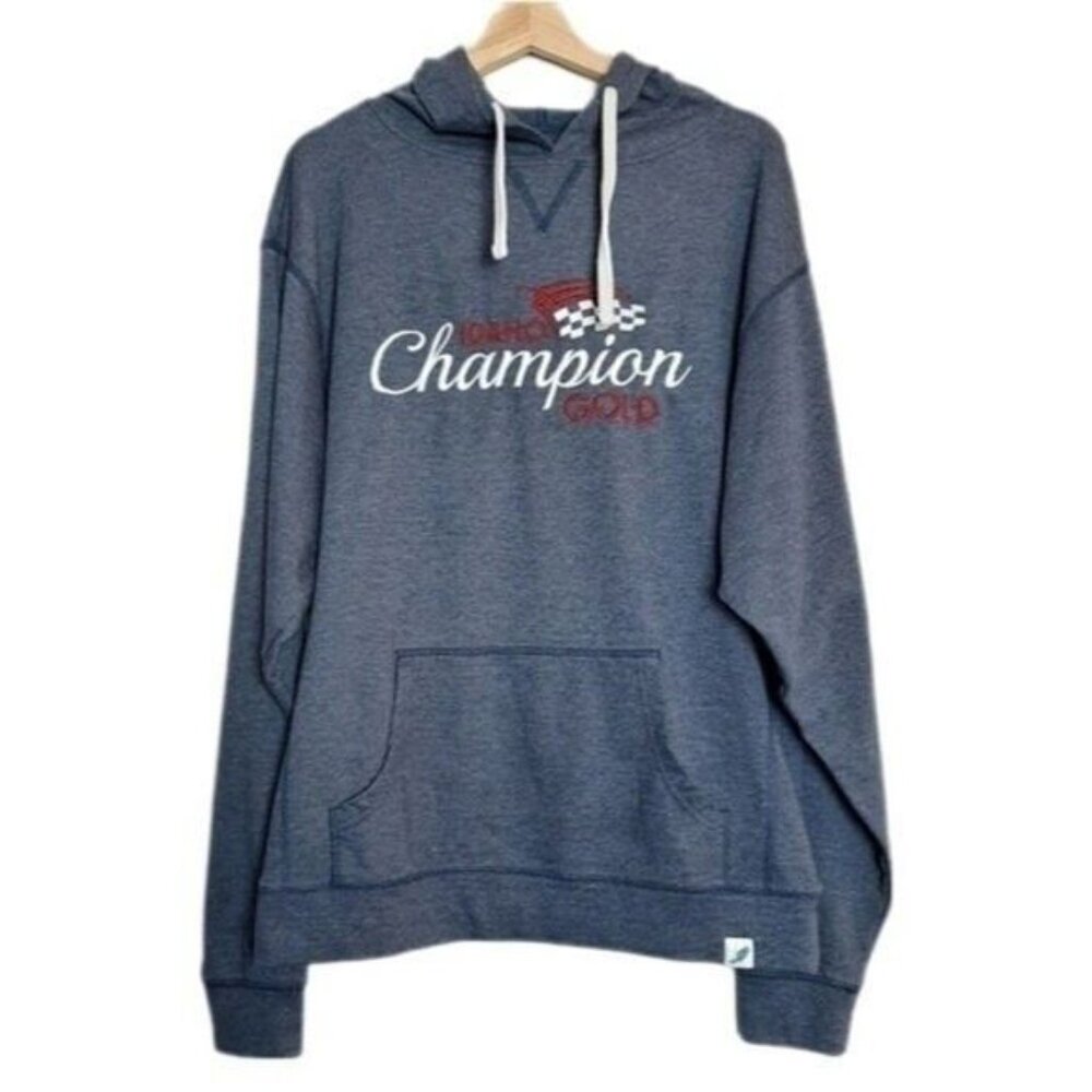 Idaho Champion Gold - UNWIND by LEAGUE Sweatshirt Hoodie Blue Sz XL Flawed